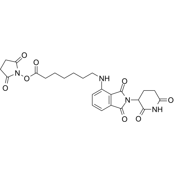 Pomalidomide-C6-NHS ester 2828476-88-4
